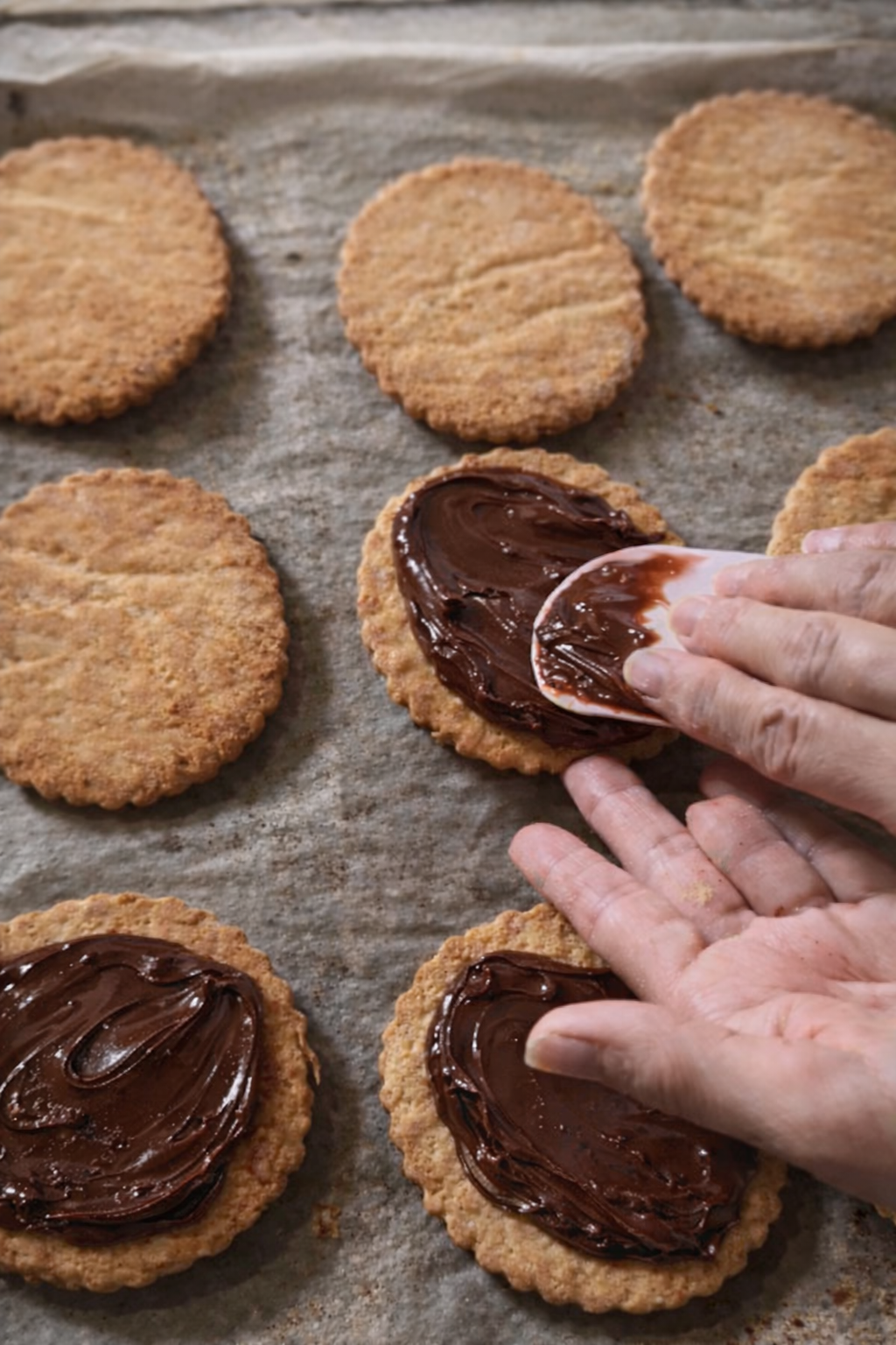 Sablés Nappés Choco-Noisette